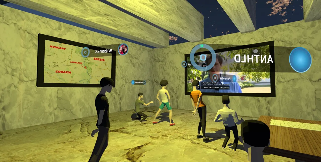 Free Republic of LIBERLAND opens its first virtual embassy inside Somnium Space 3