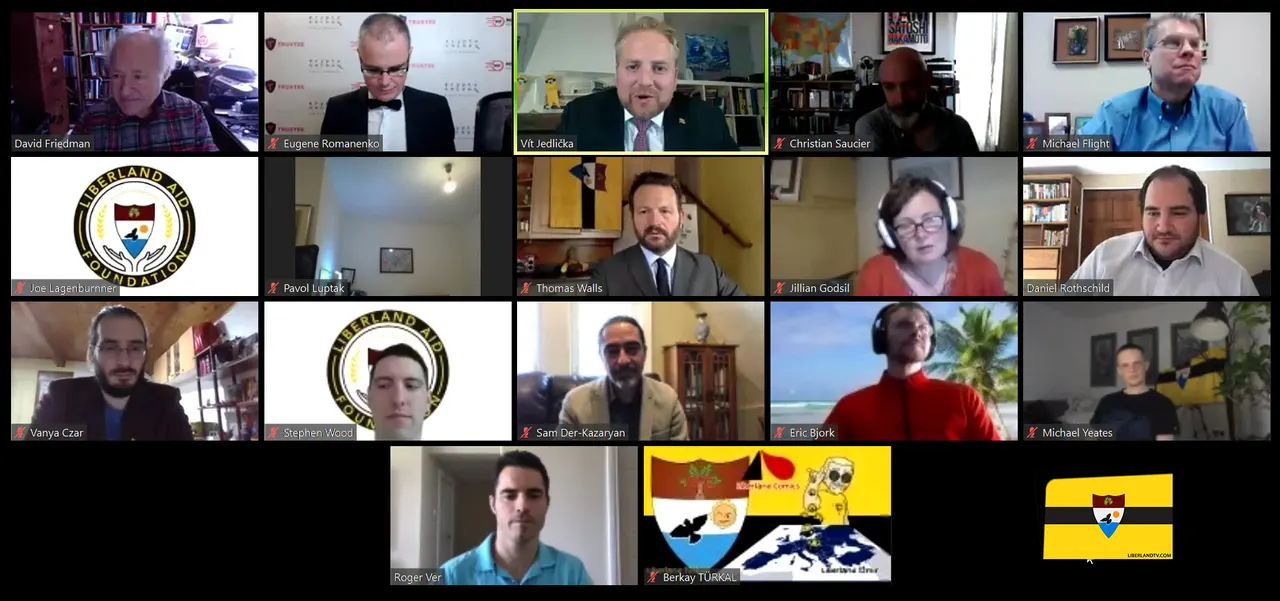 5th Anniversary of Liberland in VR. Main Speakers